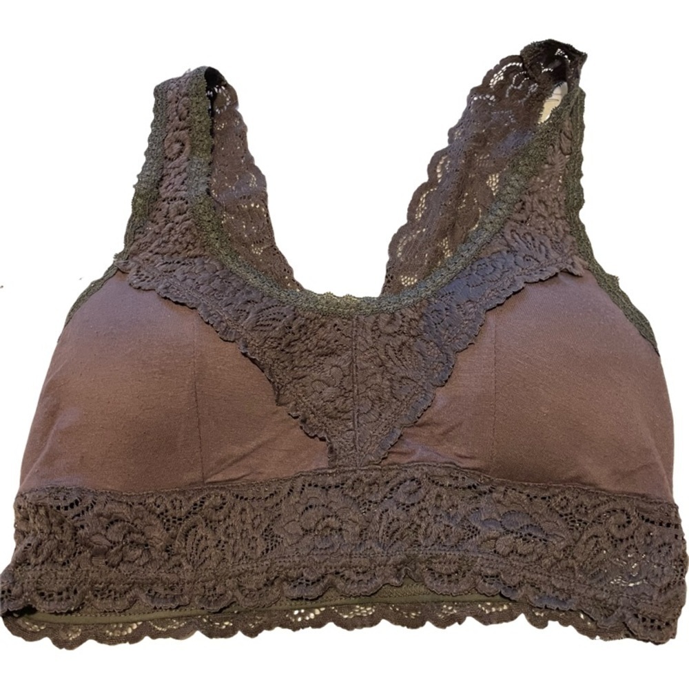 Blue/Gray Lace Bralette size M